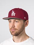 Бейсболка 47 BRAND арт. B-NSHOT12WBP-CA Los Angeles Dodgers MLB (красный)